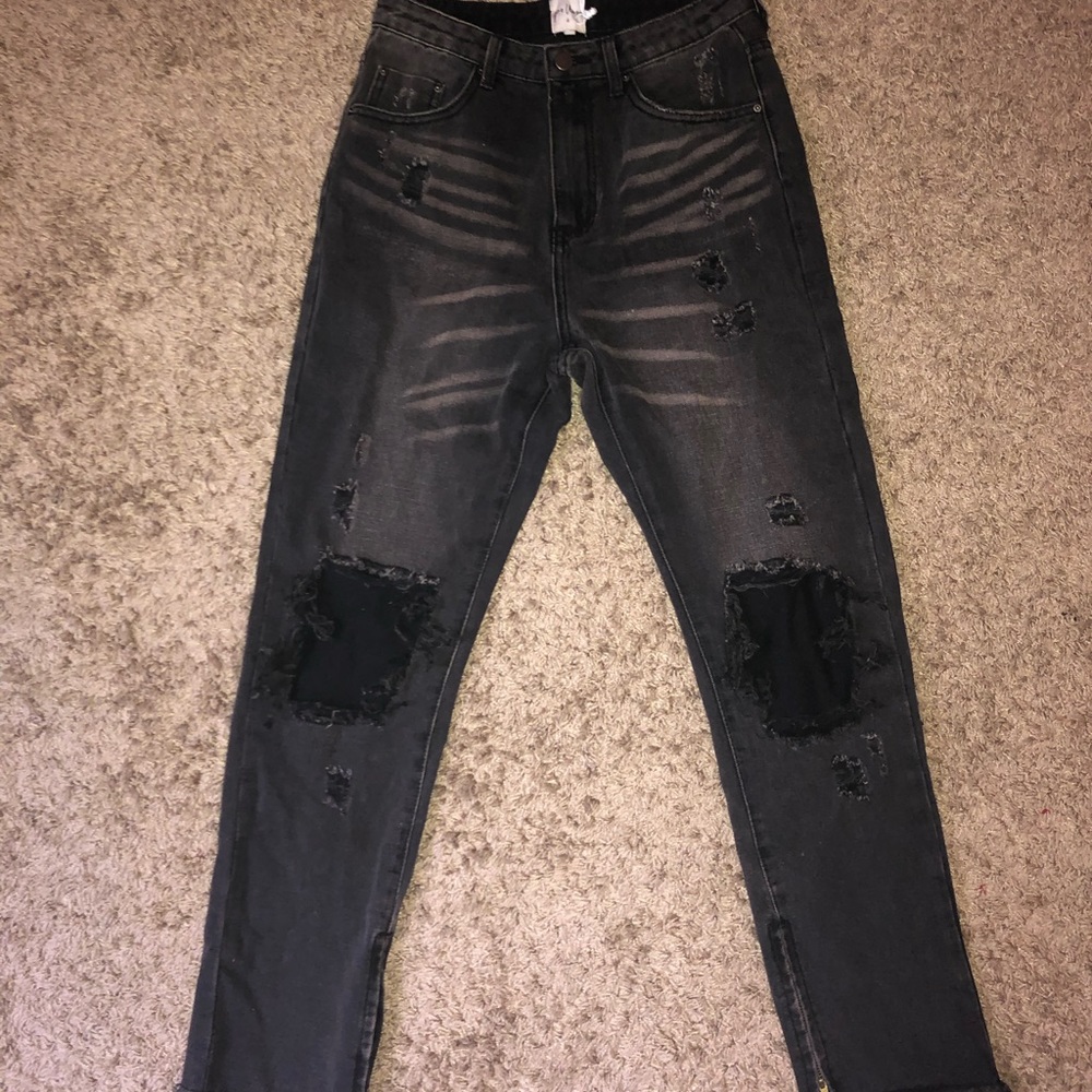Princess polly black ripped jeans